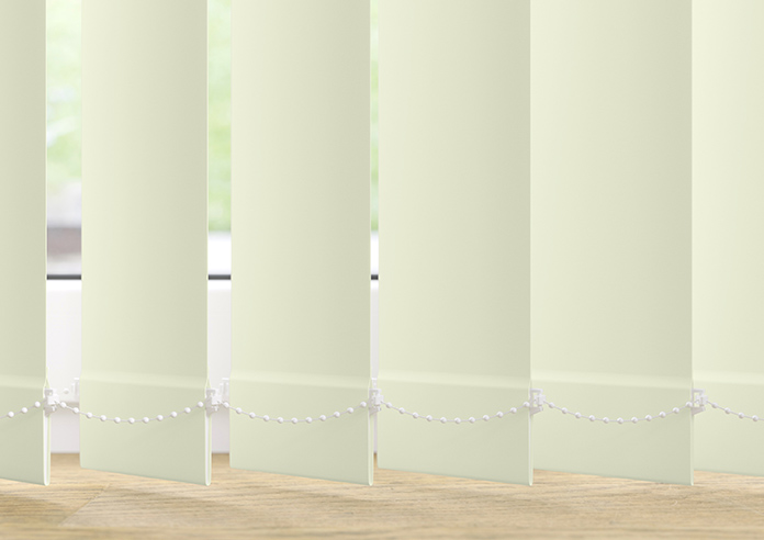 Trinity (Blackout), Ivory - Vertical Blind Slats - Image 3